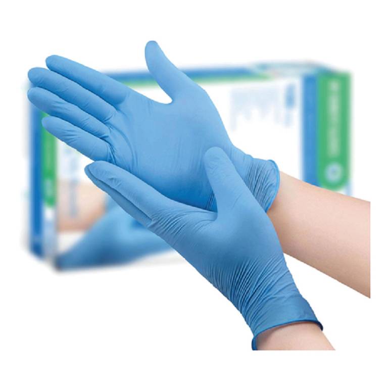 GUANTI NITRILE AZZ S/POLV S