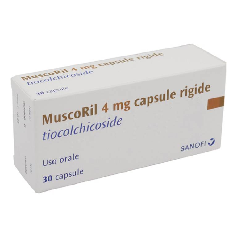 MUSCORIL*30CPS 4MG