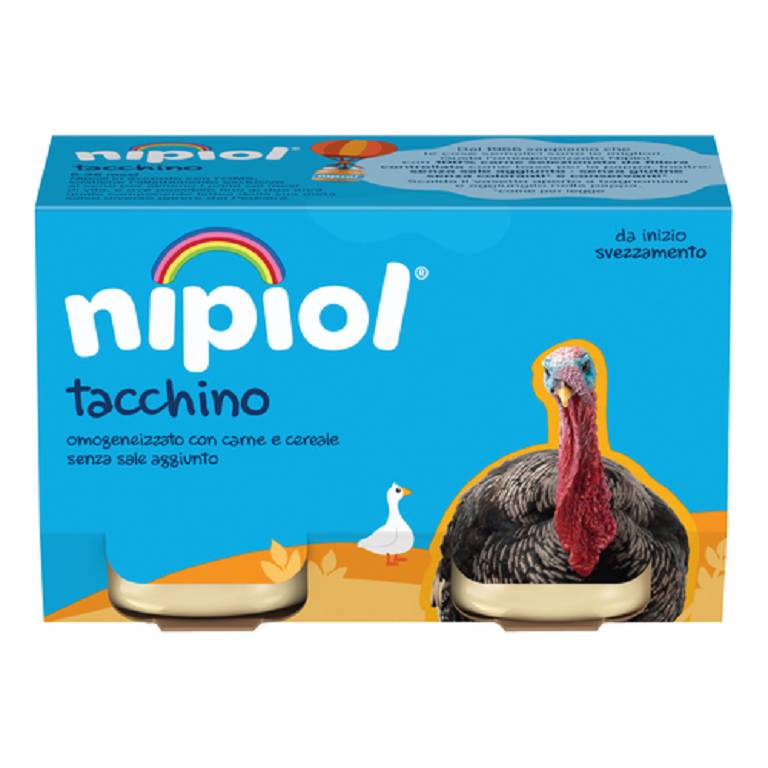 NIPIOL OMOG TACCHINO 120GX2PZ