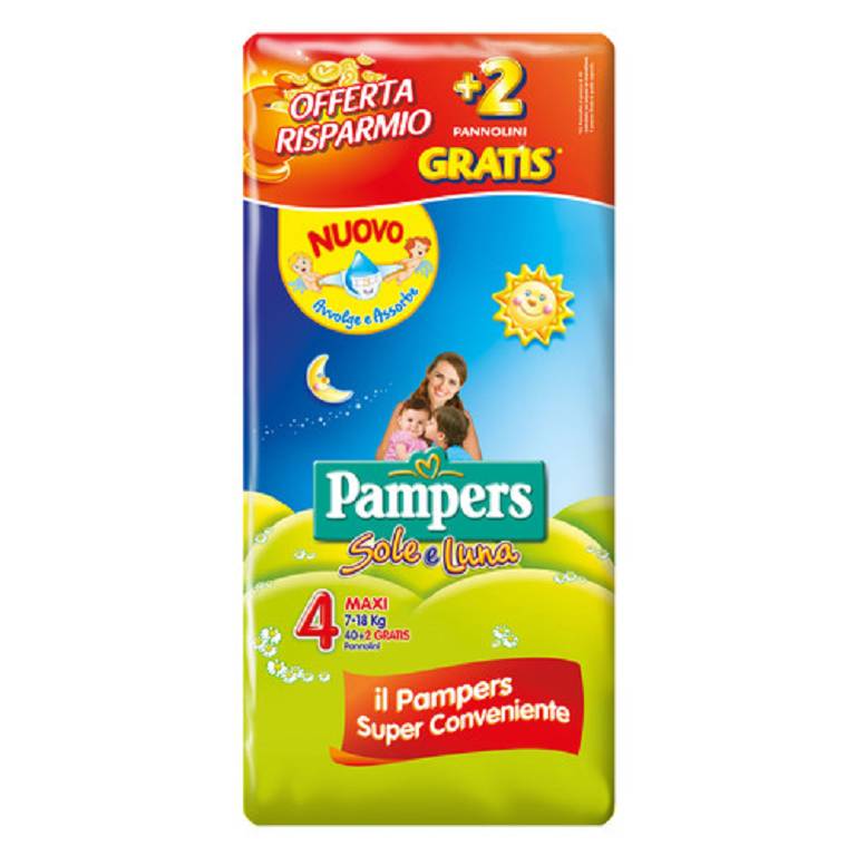 PAMPERS SOLE&LUNA MAXI PD40+2P