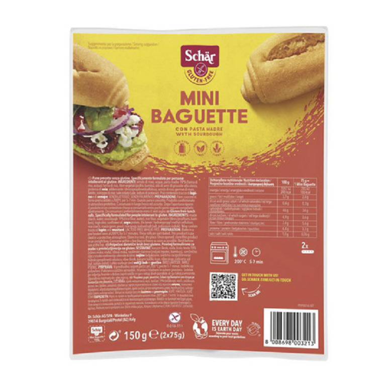 SCHAR DUO MINI-BAGUETTE 150G